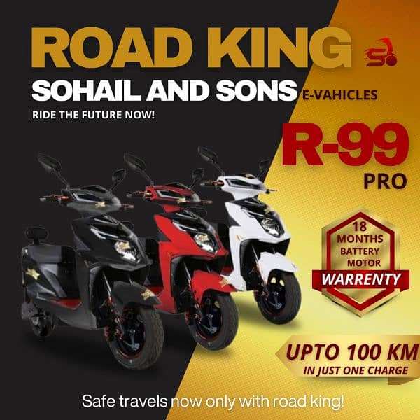 Road King | Electric Scooter/Scooty | Electric bike 1