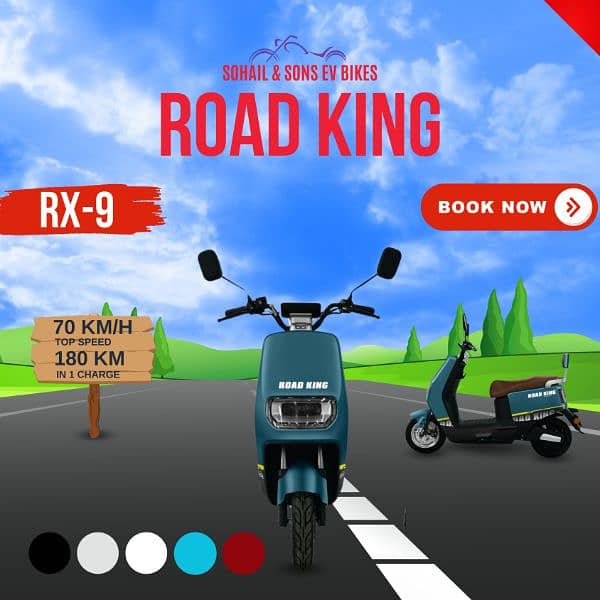 Road King | Electric Scooter/Scooty | Electric bike 5