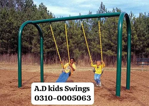 Multiple Swings & Slide| Wooden Tree House |Seesaw| Bench|Gazibo 3