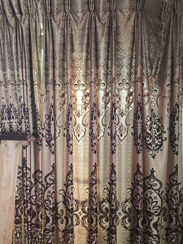 Elegant palachi curtains with coverd backside. 1