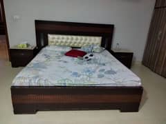 double bed with mattress