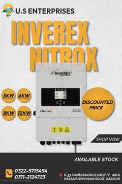 Inverex nitrox hybrid inverter 3/6/8/12 kw