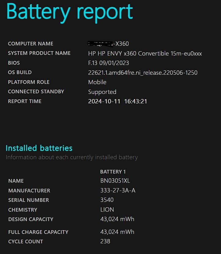 HP Envy x360 15.6" Display - very neat conditon 16