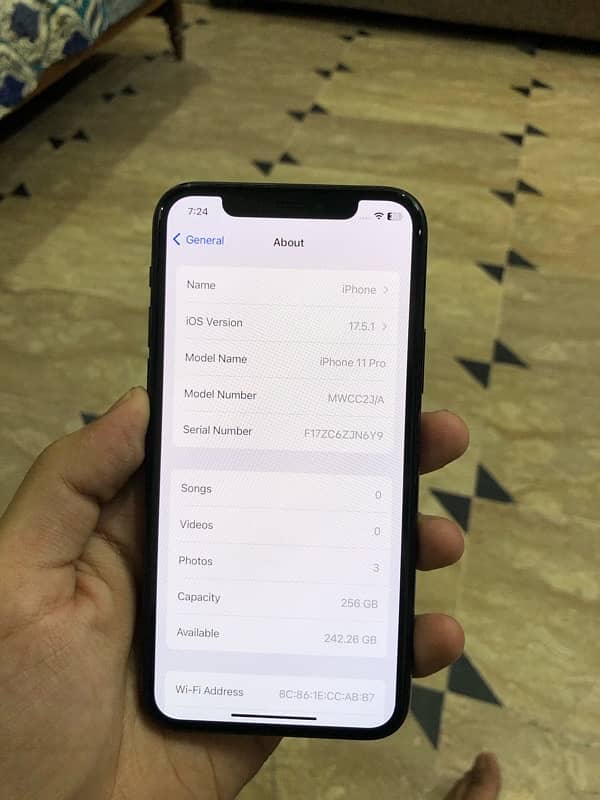 iphone 11 pro 256 gb 8