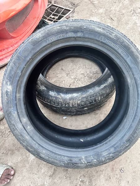 18 inch low profile tyres 255-45-18 original Michelin tyres 1