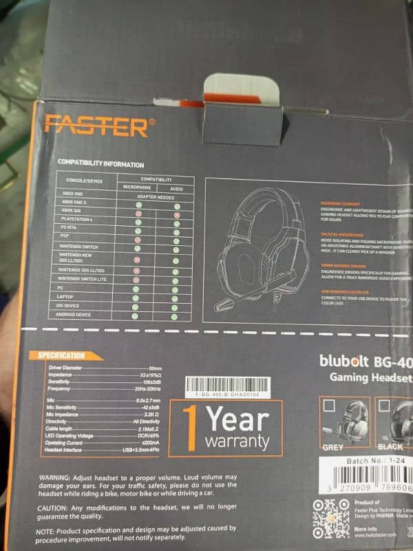 Faster Gaming Headset 1