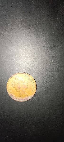 2 pence of Queen Elizabeth 1989 0