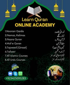 Learn Quran online/ Online Quran Teacher/Tutor/ online Quran Academy