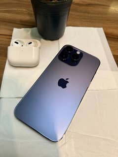 iphone 14pro max 128GB-Deep Purple PTA approved