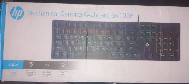 HP GK100F  Mechanical gaming keyboard ( blue switches) 1