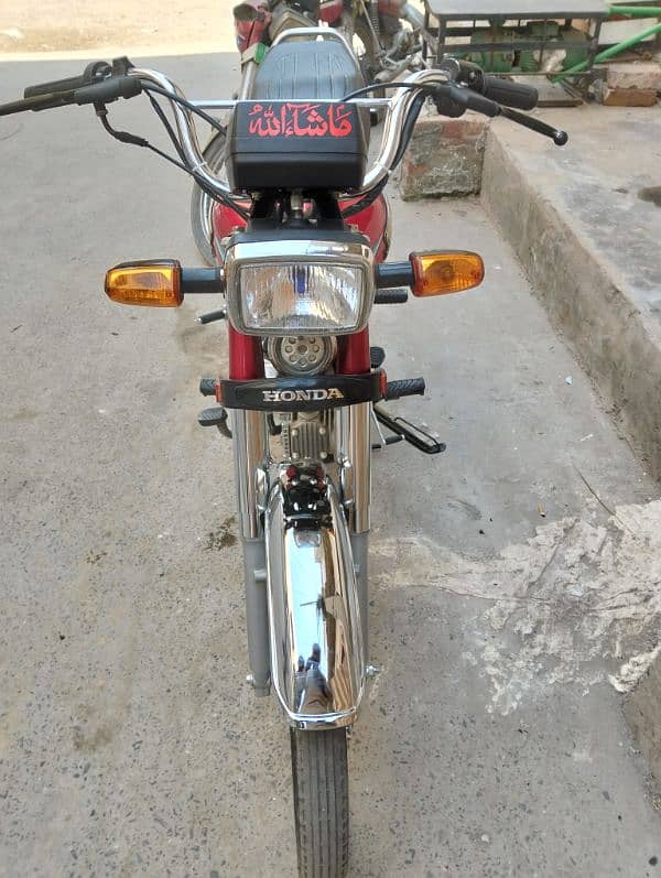 Honda 70 applied for number ni Laga 4