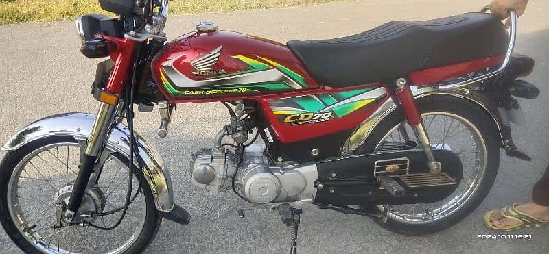 honda cd 70 lush condition 1