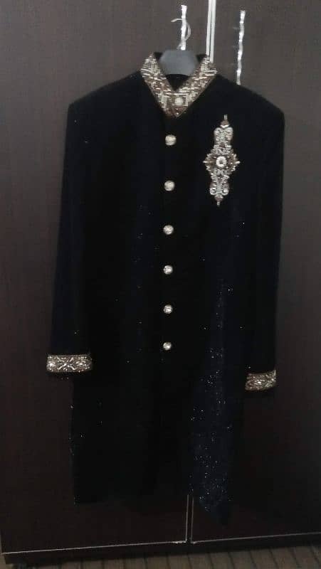 valvat black sherwani 3