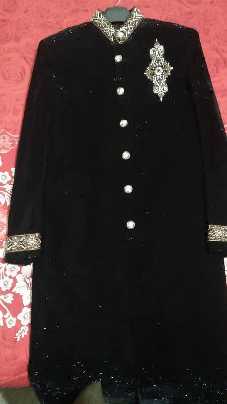 valvat black sherwani 4