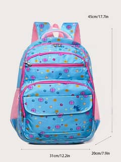 KID'S PRINTED SCHOOL BAGS