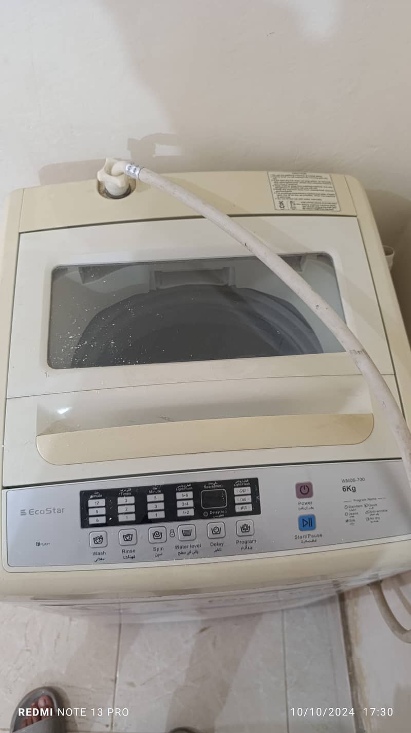 automatic washing machine ecostar 1