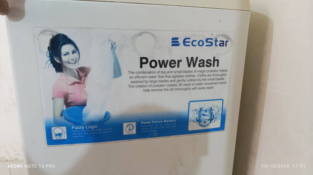 automatic washing machine ecostar 3