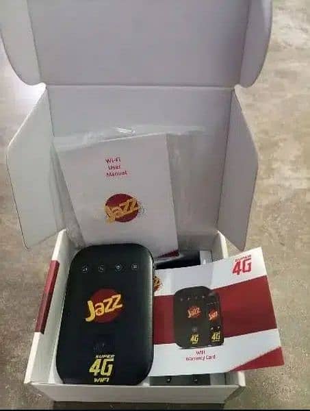 Jazz 4G All Network Unlock Internet Device 9 Month waranty Full Box 5