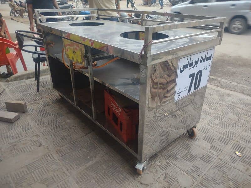 ready to move biryani and pulao counter nice condition 4