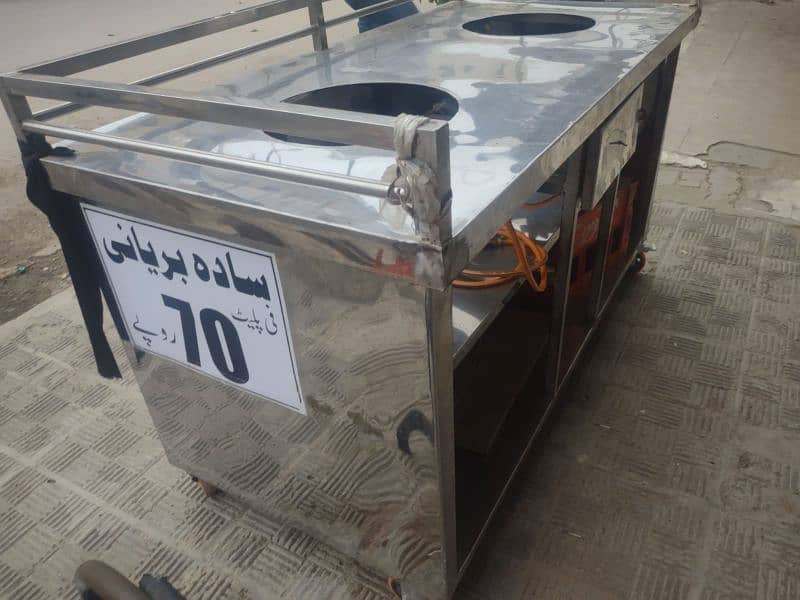 ready to move biryani and pulao counter nice condition 5