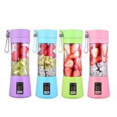 6-Blade Electric Blender Mini Portable Juicer – USB Rechargeable, 380 0