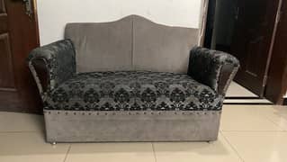 10 seater black and grey sofa set 0