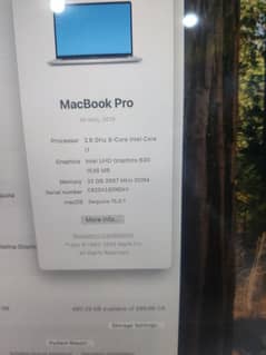 MacBook pro 16"  2019