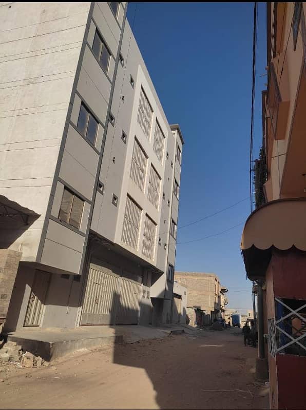 BUILDING AVILABLE FOR SALE IN MEHRAN TOWN SECTOR 6F INDUSTRIAL KORANGI 7