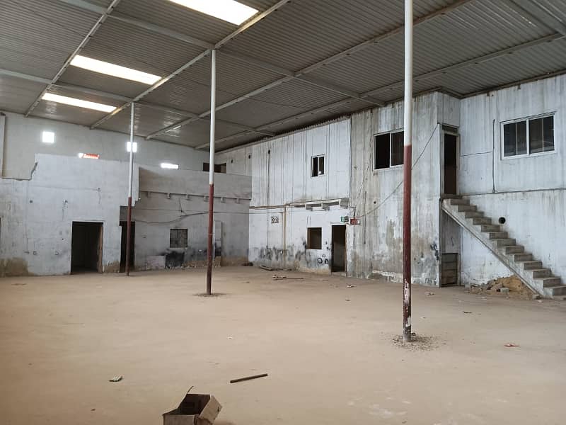 Warehouse Available For Rent In Mehran Town Sector -E Industrial Area Korangi 6