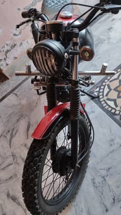 union star 70cc bike modified in cafe racers bike