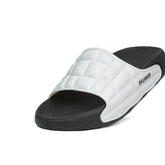 men's synthetic Leather Casual slide slippers