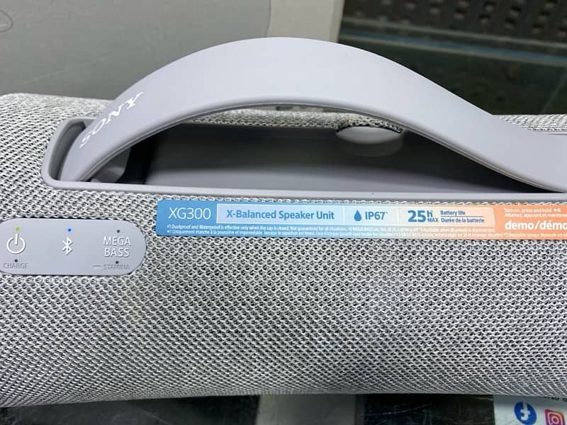 SONY SRS-XG300 PORTABLE SPEAKER WIRELESS 3