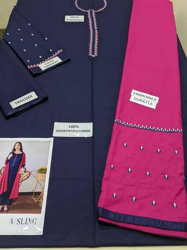 BAREEZE 3 PC Dhanak fabric 5