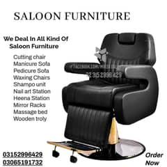 Cutting chair / Massage bed/ Shampoo unit/ Saloon furniture