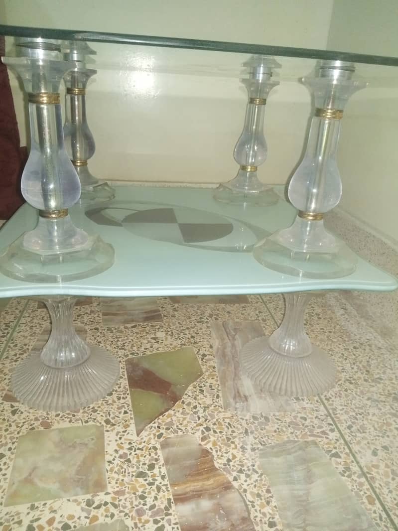 Full shessha center table , size = 2×2 , excellent condition, no fault 5