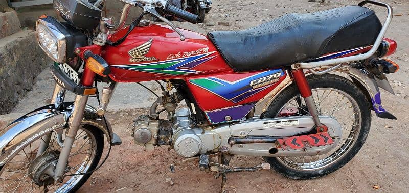 Honda CD 70cc 2013 Model Toba Number 0