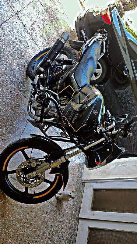 BLACK YAMAHA YBR 125 1