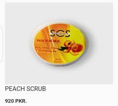 peach scrub