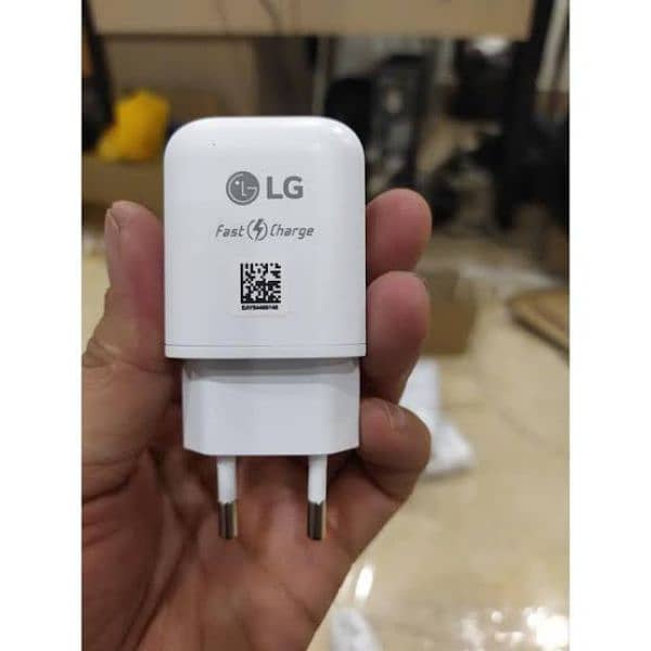 LG Original Fast Charger For G8 G7 V50V40 V30 V20 Thinq Stylo 4 5 G6 0