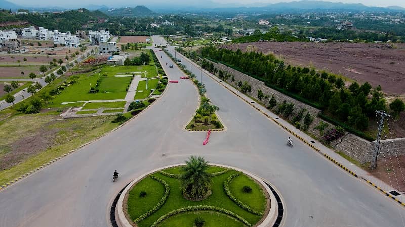 Park View City Islamabad J Block 10 Marla Residential Plot Main Boulevard For Sale 7