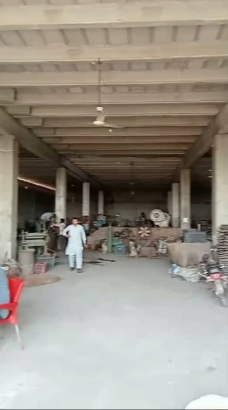 8 kanal double story factory available for rent on Sheikhupura road Lahore 8