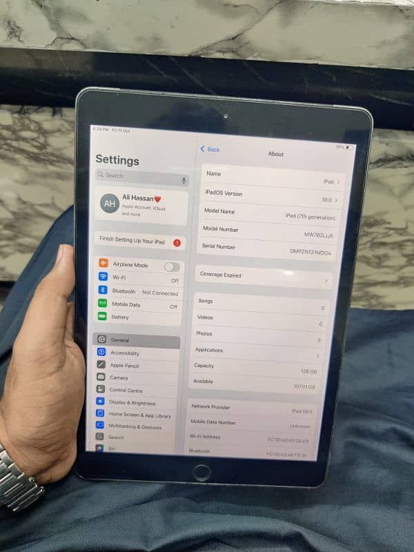 ipad 7 gen 128gb 5