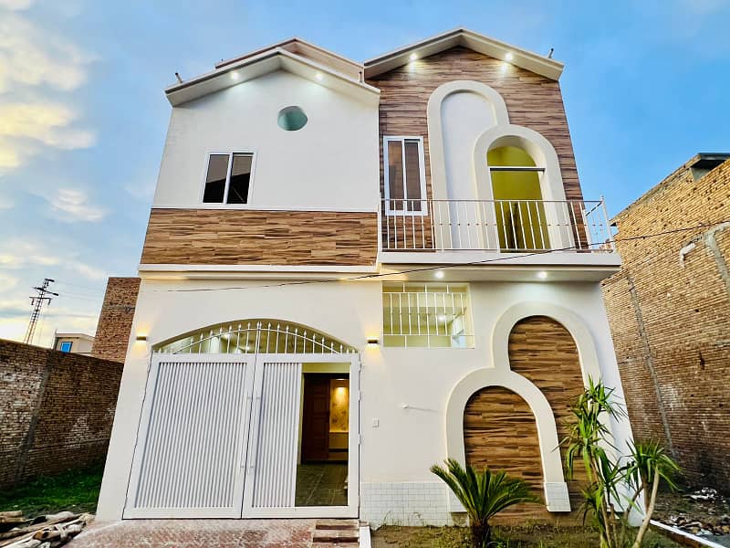 5 Marla Luxury Double Storey House For Sale Located At Warsak Road Sufyan Garden Peshawar 0