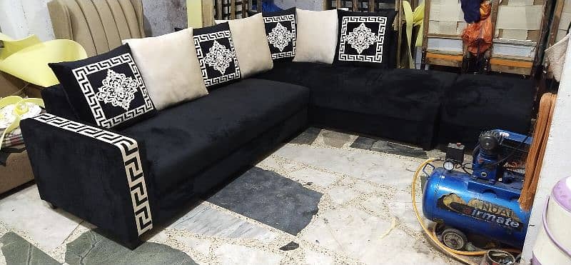 Brand new corner sofa for sell contact me on my what's app number we . 9