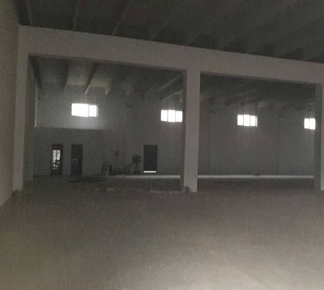 1 kanal double story factory available for rent on Sheikhupura road Lahore 2