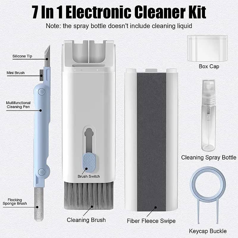 Keyboard Cleaning Kit 7 in 1, Tools Cleaner with Keycap Puller Kit 1