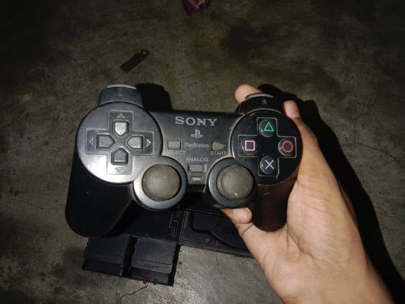 PlayStation 2 (slim) with Bluetooth remotes 5