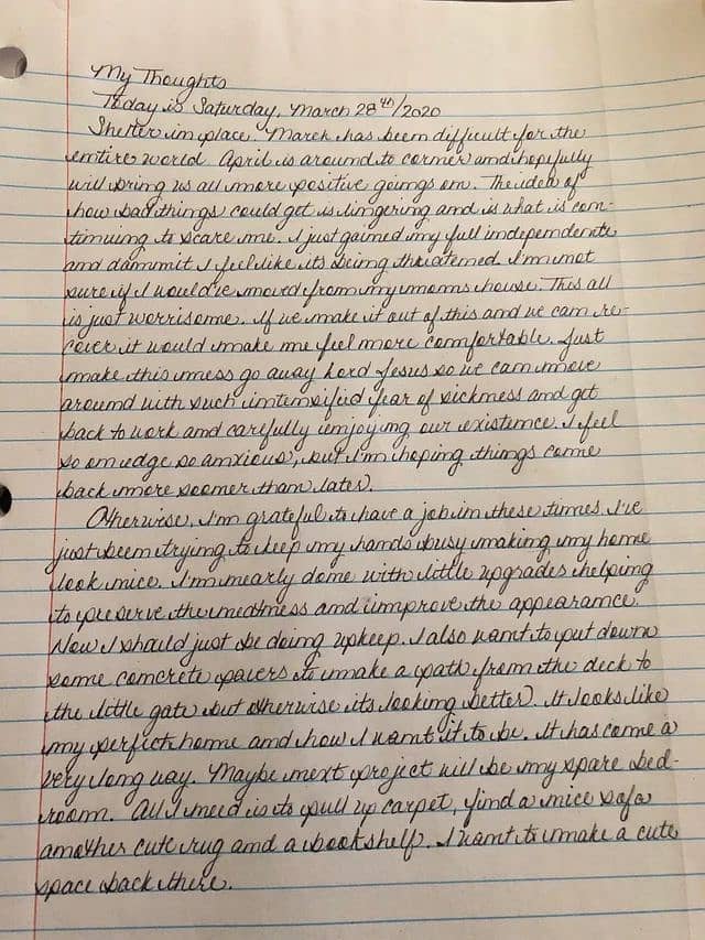 Handwrite assignment work 3