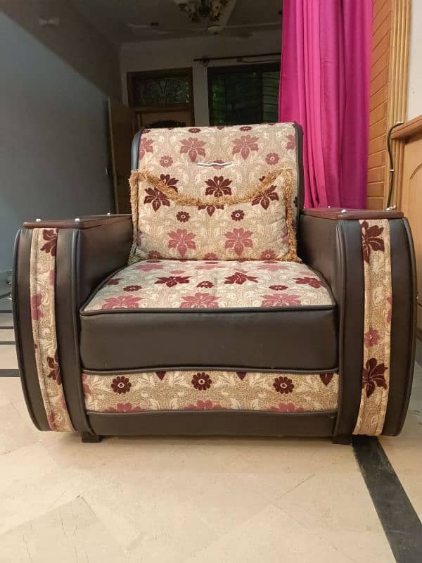 5-Seater Sofa Set with Cushions 6