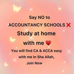 CA & ACCA Online Teaching | You will find CA & ACCA easy with me !